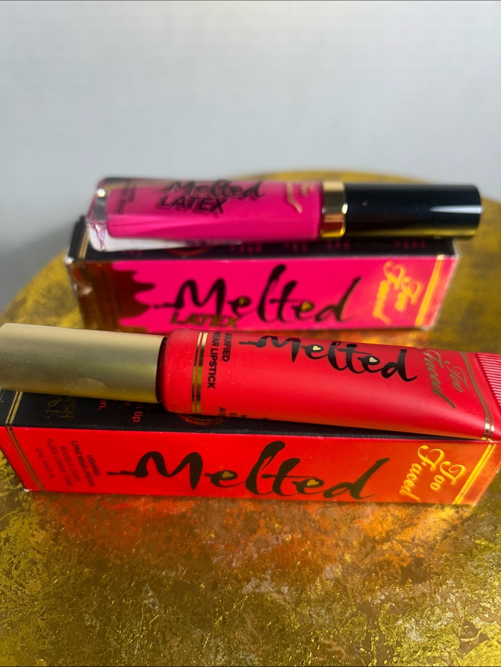 Too Faced Melted Latex Liquid Lipstick - But First,Lipstick Melted Strawberry